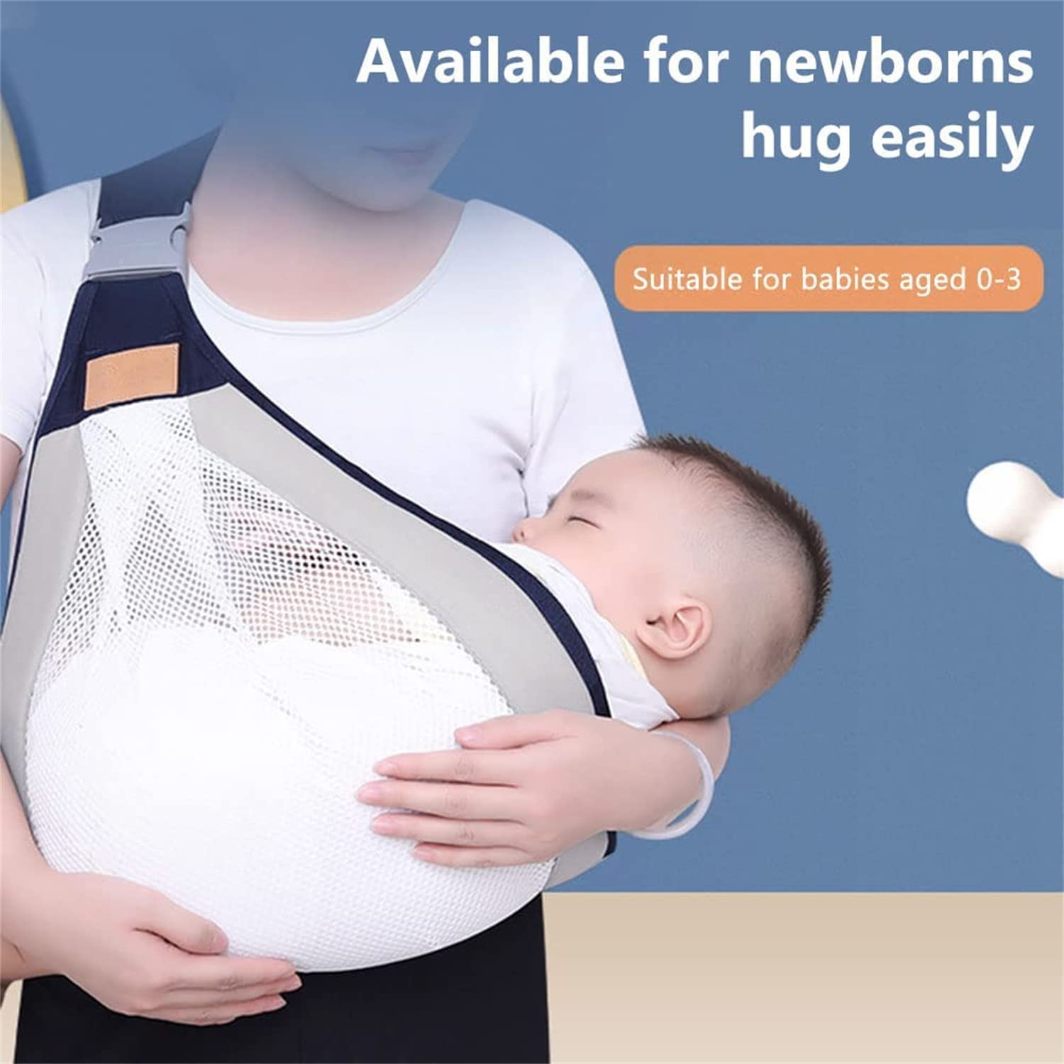 Ergonomic One-Shoulder Baby Carrier Sling
