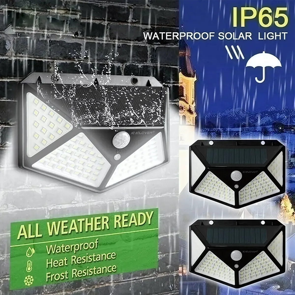 Ultra-Bright Solar Motion Sensor Light – Waterproof Outdoor Security