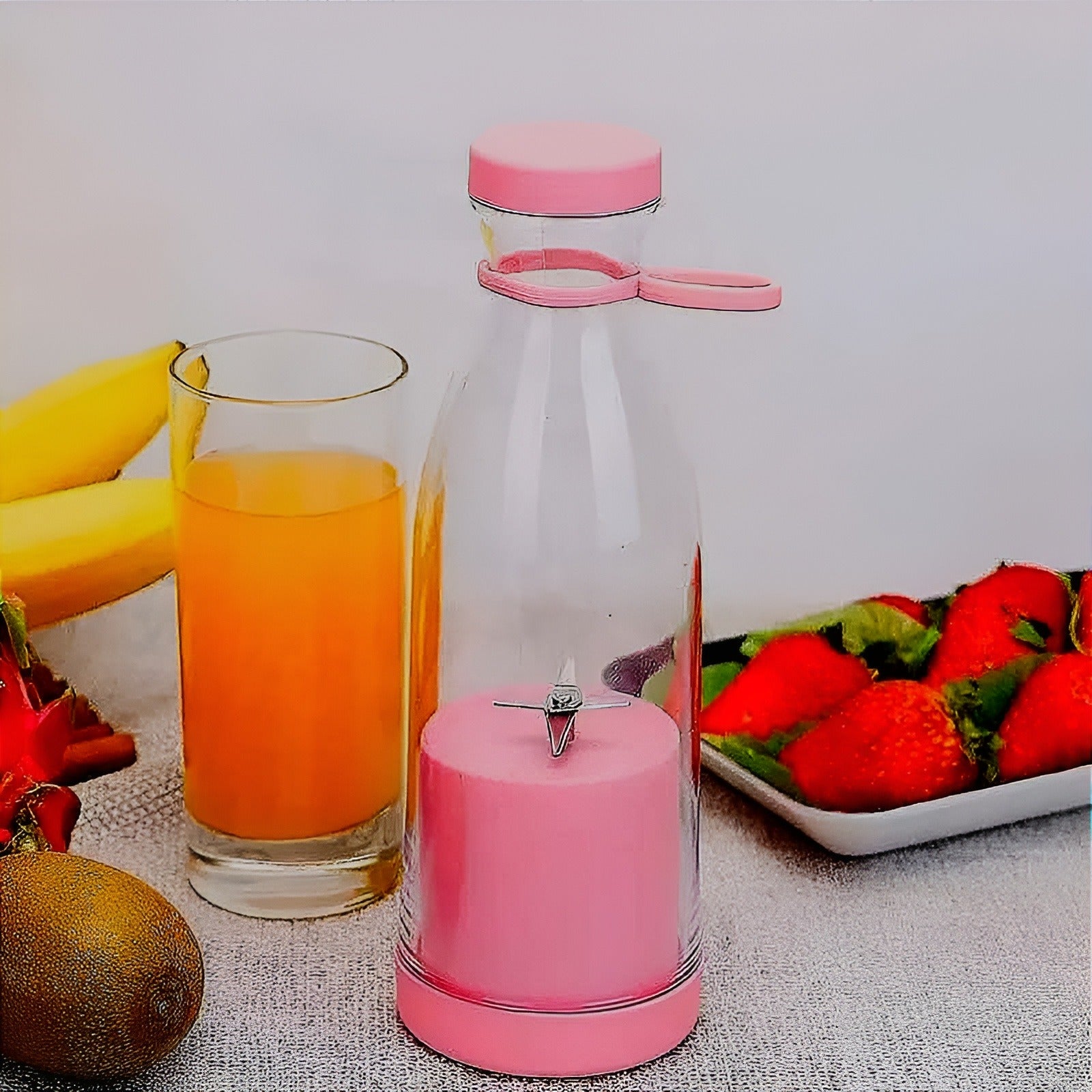 Mini Portable Rechargeable Blender – Fresh Juice On-The-Go