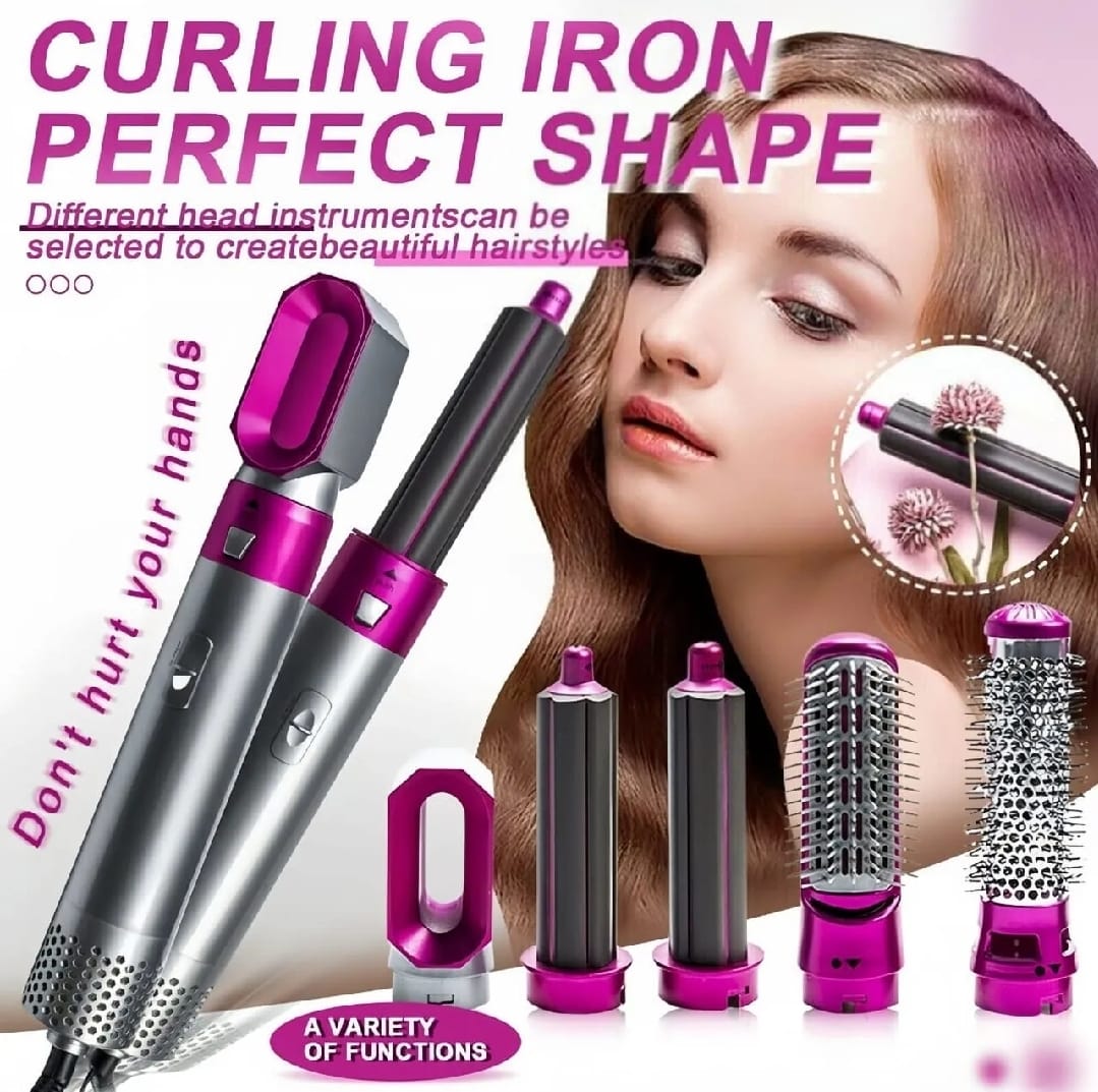5-in-1 Professional Hair Styler – Salon Quality Air Wrap & Curler