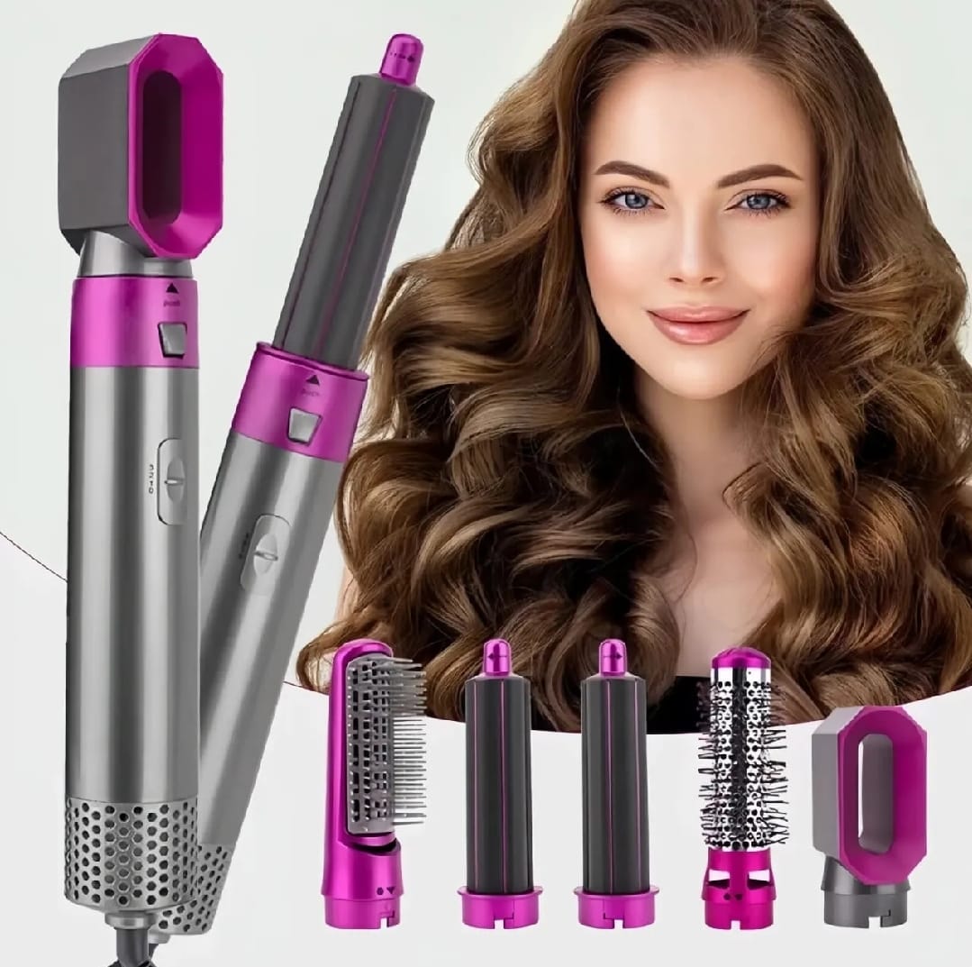 5-in-1 Professional Hair Styler – Salon Quality Air Wrap & Curler