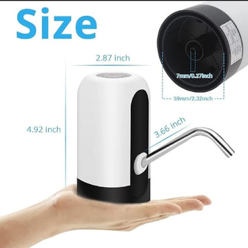 Automatic USB Rechargeable Water Pump – One-Click Dispenser