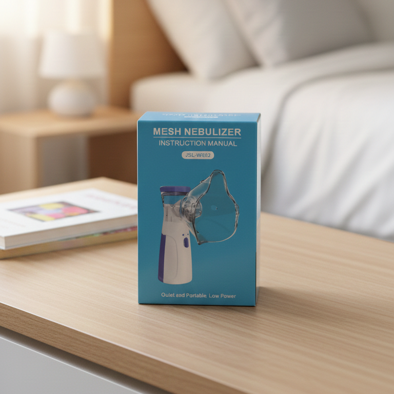 Portable Mesh Nebulizer – Instant Relief for Breathing Difficulties (Quiet & Handheld)