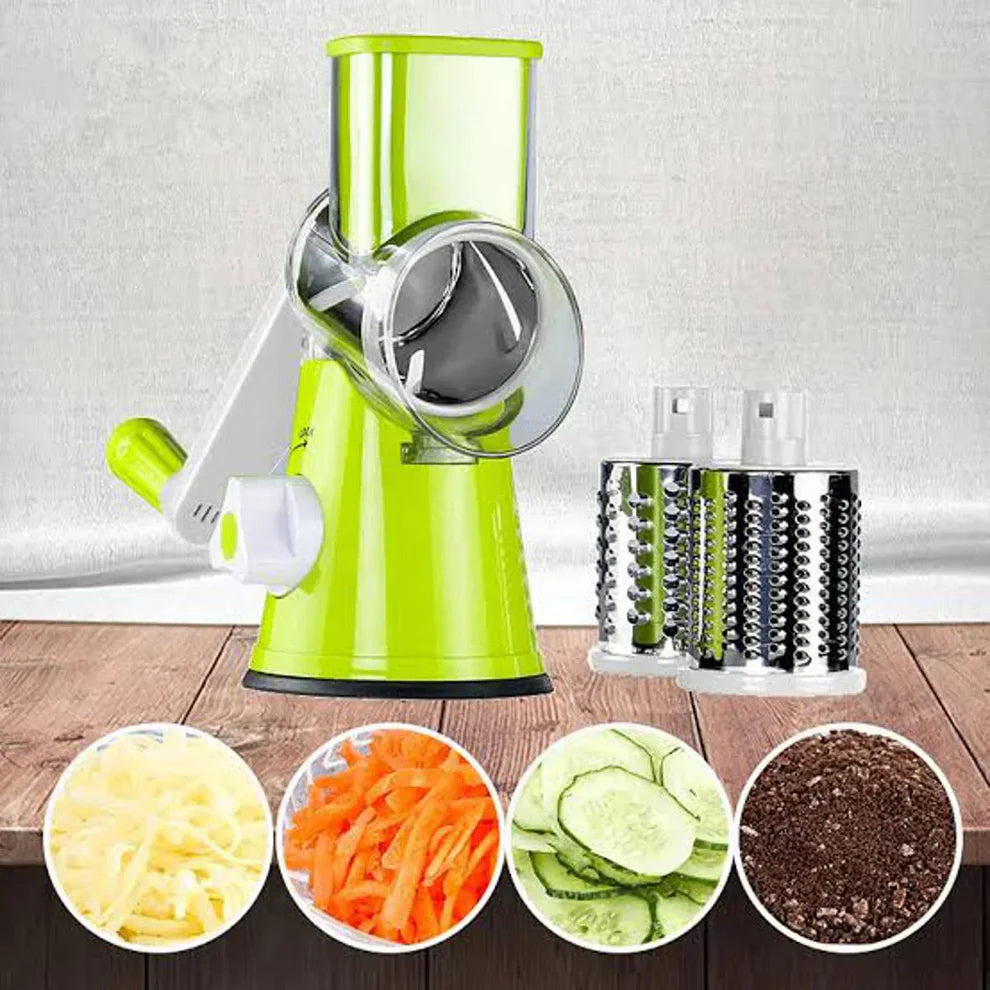 Manual Vegetable Cutter | Multifunctional Rotary Slicer |